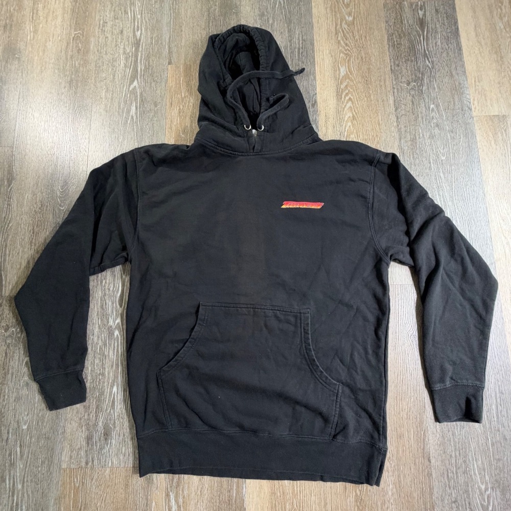 Independent Trading Co Tigress Hoodie Mens Large Black Yacht Graphic Pullover